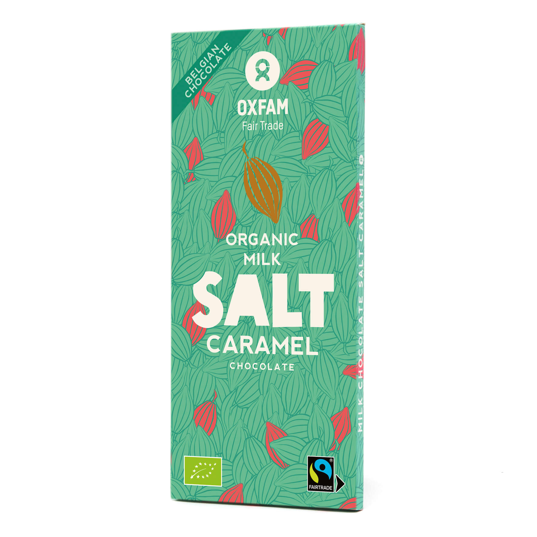 Oxfam Chocolat au lait sel et caramel bio 100g